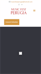 Mobile Screenshot of musicfestperugia.net